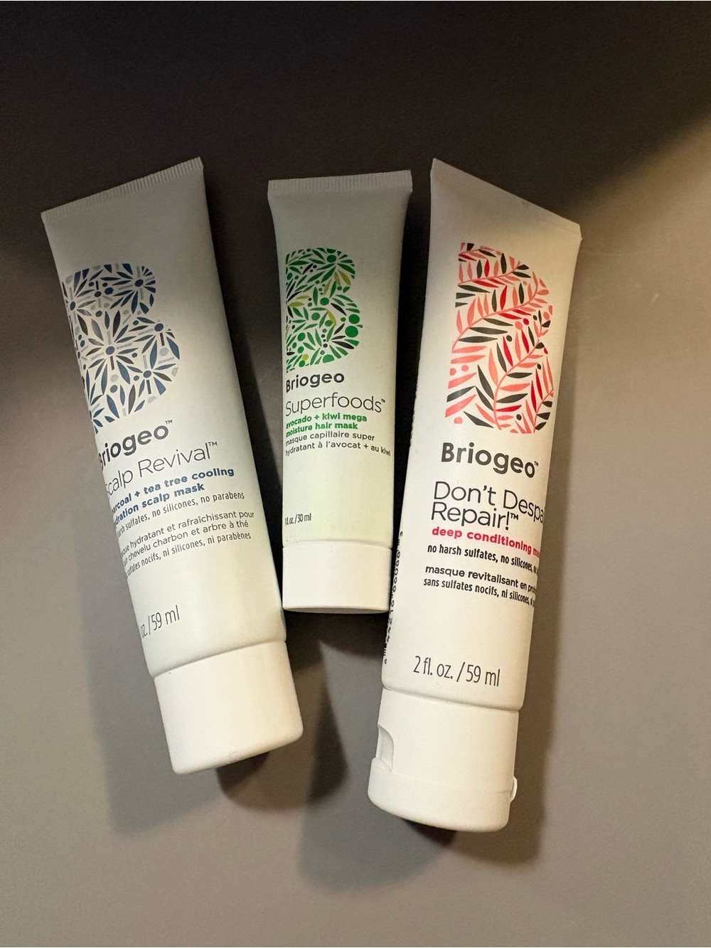 Briogeo Hair Mask Trio